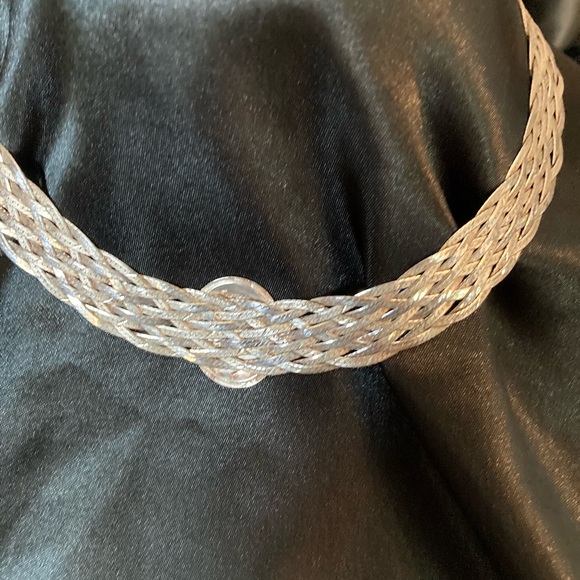 Vintage Cameo Sterling Silver Necklace - Picture 2 of 5